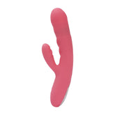 Svakom Avery (Pink) – Waterproof Thrusting Vibrator with Clitoral Stimulator and Magnetic Charging 7.6 Inch Default Title VIBRATORS-RABBIT