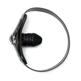 Rimba Leather Gag with Internal Latex Dildo – Adjustable Gag Default Title > Bondage Gear > Gags and Bits