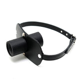 Rimba Leather Gag With Urine Tube – Adjustable Leather Gag Default Title > Bondage Gear > Medical Instruments