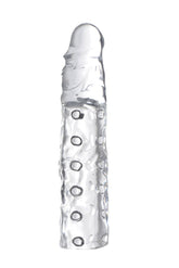 3in Clear Penis Enhancer Sleeve for Extra Length and Girth SLEEVES