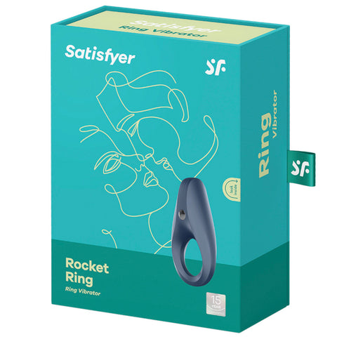 Satisfyer Ring 1 Rocket Silicone Cock Ring Flexible Sleeve > Sex Toys For Men > Love Ring Vibrators