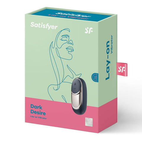 Satisfyer Layons Dark Desire Silicone Clitoral Massager > Sex Toys For Ladies > Clitoral Vibrators and Stimulators