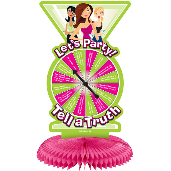 Truth or Dare Party Centrepiece – Double-Sided Decorative Game Centerpiece with 32 Activities Default Title > Novelties > Party Supplies Main image