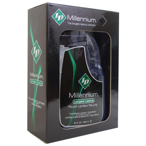 ID Millennium Silicone Lubricant – Long Lasting Waterproof 64 fl oz Pump Secondary image