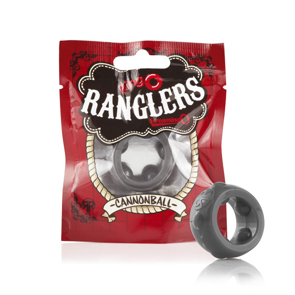 Ringo Ranglers Cannonball – Stretch Silicone Cock Ring with Firm Pleasure Balls