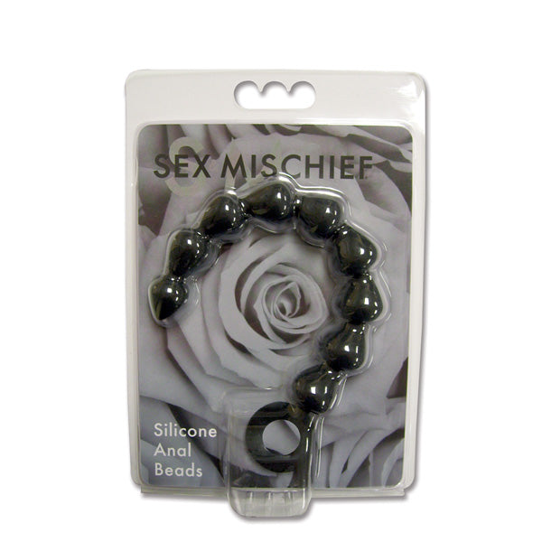 Sportsheets Sex and Mischief Silicone 9.75 Inch Anal Beads – Body-Safe Silicone Anal Toy > Anal Range > Anal Beads