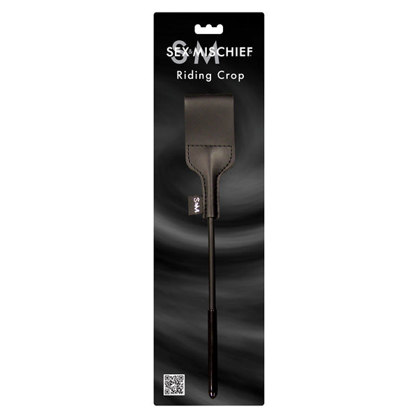 S&M Riding Crop – 10 Inch Vinyl Handle Riding Crop Secondary image