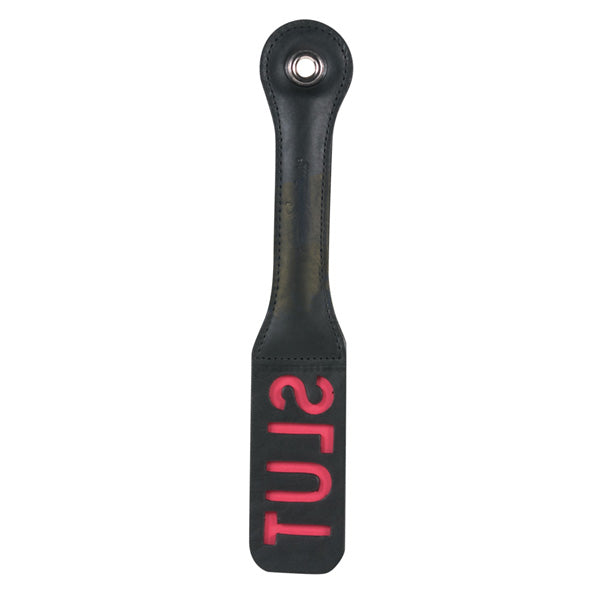 Leather Impression Paddle 12 Inch Hand-Stitched Leather Paddle > Bondage Gear > Paddles Main image