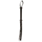 Edge Spike Flogger, Vegan Leather, 28.5" Long, Spiked Handle Default Title > Bondage Gear > Whips & Floggers