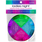 Ladies Night Conversation Trivia Game Coasters Set Default Title > Novelties > Games