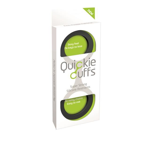 Quickie Cuffs Large Silicone Wrist Cuffs – Soft Flexible Wrist Restraints > Bondage Gear > Handcuffs