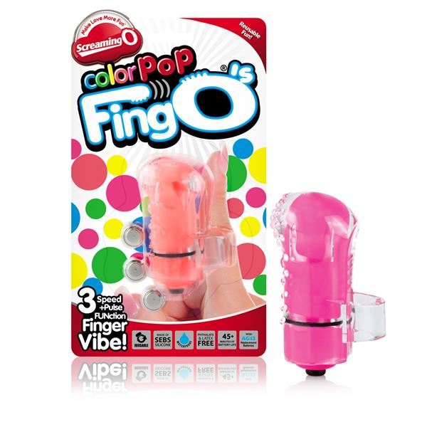 Screaming O Color Pop FingO – 3-Speed Pulse Bullet Vibe Finger Massager > Vibrators > Finger Vibrators