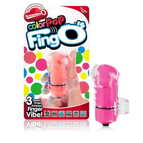 Screaming O Color Pop FingO – 3-Speed Pulse Bullet Vibe Finger Massager > Vibrators > Finger Vibrators