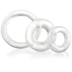 RingO X3 Mixed Pack 3-Pack Cock Rings Clear Silicone Cock Rings > Cock Ring > Sets