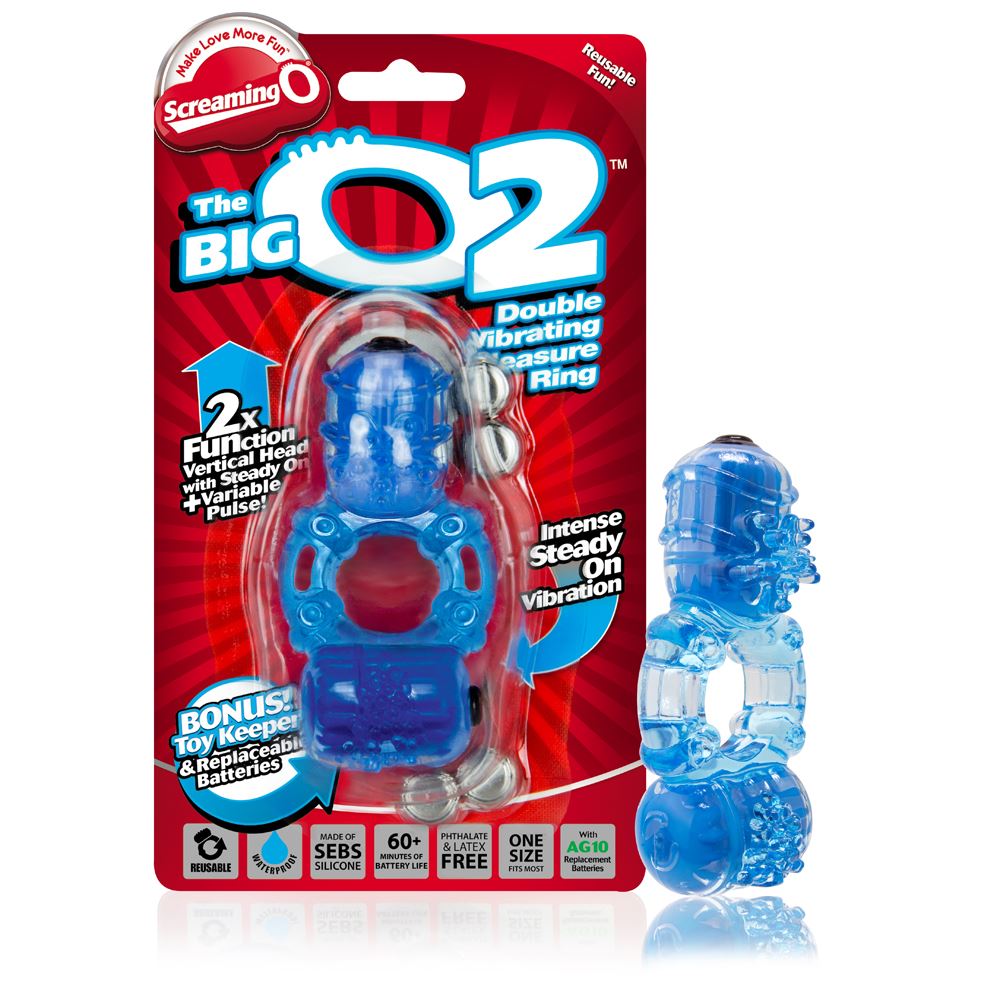 Screaming O The Big O2 – Rechargeable Vibrating Cock Ring with Top Bullet Stimulator Default Title > Cock Ring > Vibrating
