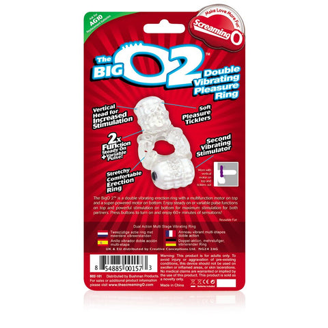 Screaming O The Big O2 – Rechargeable Vibrating Cock Ring with Top Bullet Stimulator > Cock Ring > Vibrating