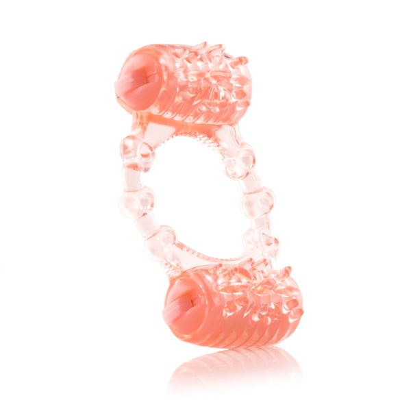 Two-O Vibrating Ring – Dual Motor Stretchy Silicone Couples Vibrator Ring