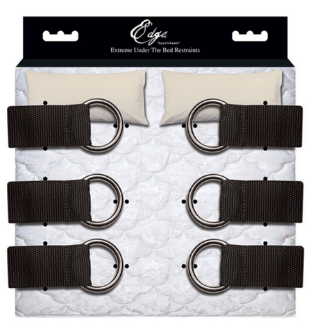 Sportsheets Edge Extreme Under the Bed Bondage Restraint System – Adjustable Strap Restraints > Bondage Gear > Bed Restraints