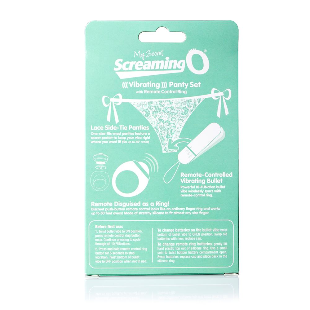 My Secret Screaming O Remote Control Panty Vibe – Rechargeable Vibrating Panties with Multi-Function Vibe > Sex Toys For Ladies > Panty Vibes