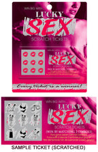 Lucky Sex Scratch Tickets – Interactive Foreplay Game > Novelties > Gag Gifts