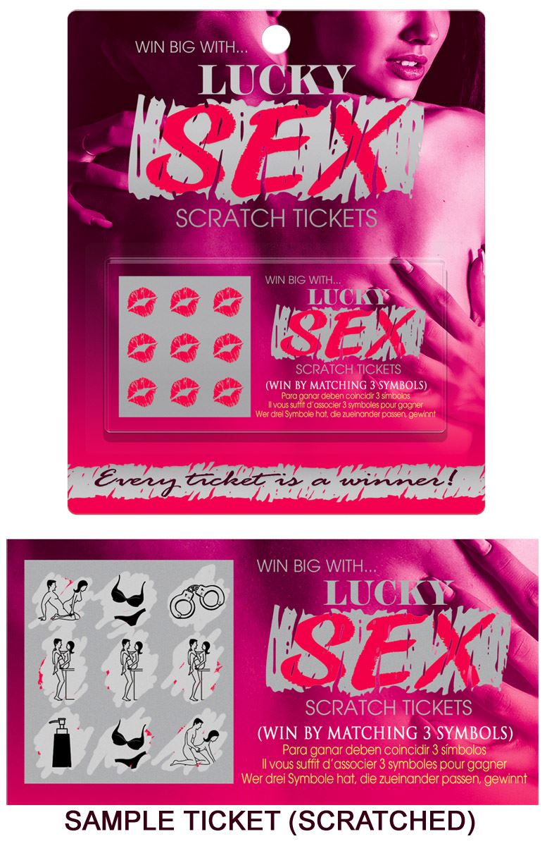 Lucky Sex Scratch Tickets – Interactive Foreplay Game > Novelties > Gag Gifts