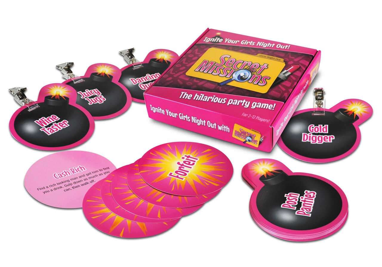 Secret Missions Girlie Nights – Party Game > Novelties > Games