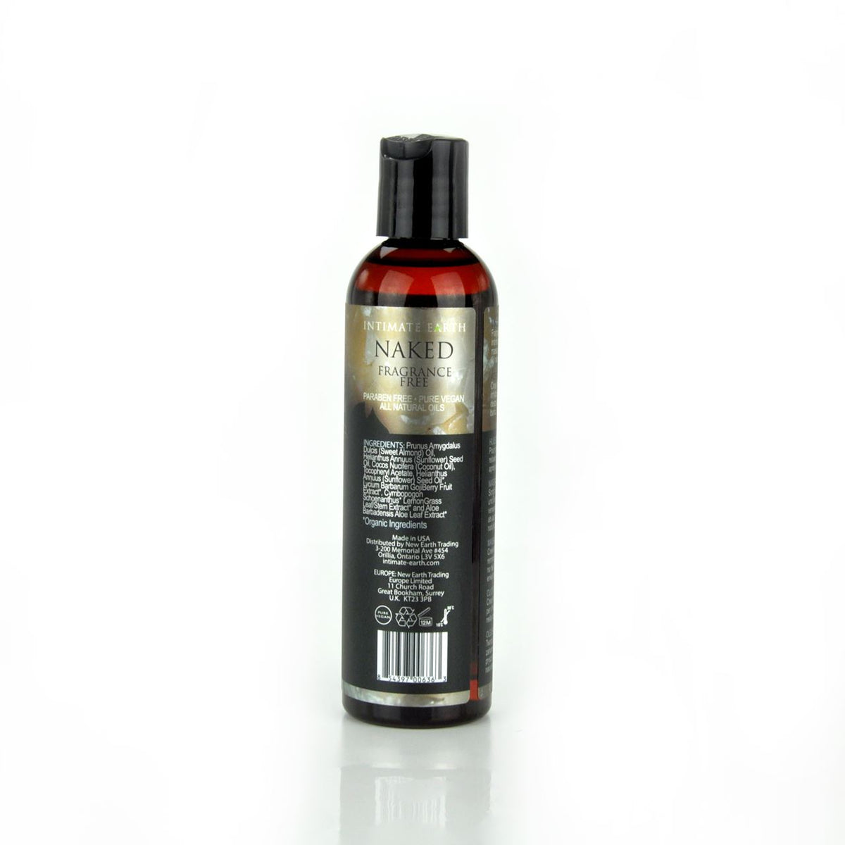 Intimate Earth Naked Aromatherapy Unscented 120ml Almond Oil Massage Oil > Essentials > Massage Oil