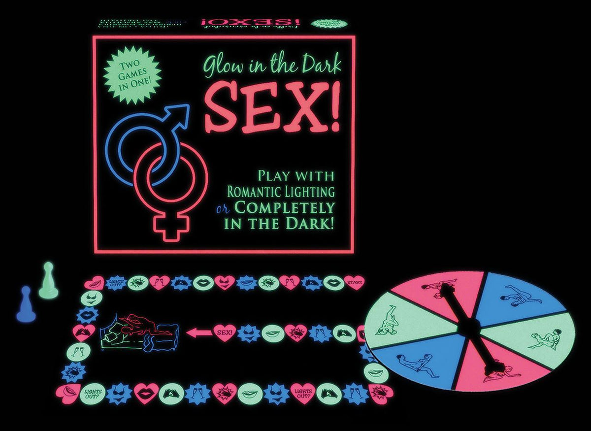 Glow in the Dark Erotic Board Game – Adult Party Game with Glow Feature > Novelties > Board Games