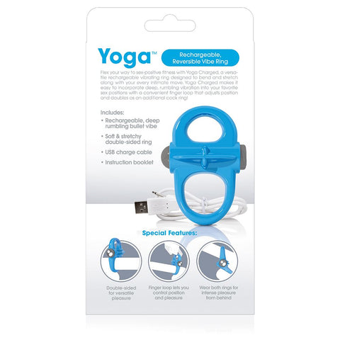 Screaming O Charged Yoga Vibrating Cock Ring – Stretchable Flexible Silicone Vibrator > Cock Ring > Vibrating