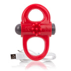 Screaming O Yoga Rechargeable Reversible Dual Loop Silicone Vibrating Cock Ring 3.5 Inch > Cock Ring > Vibrating