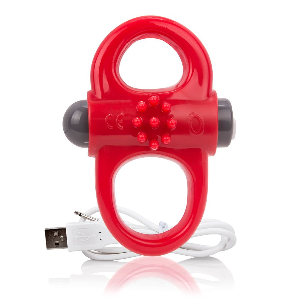 Screaming O Yoga Rechargeable Reversible Dual Loop Silicone Vibrating Cock Ring 3.5 Inch > Cock Ring > Vibrating