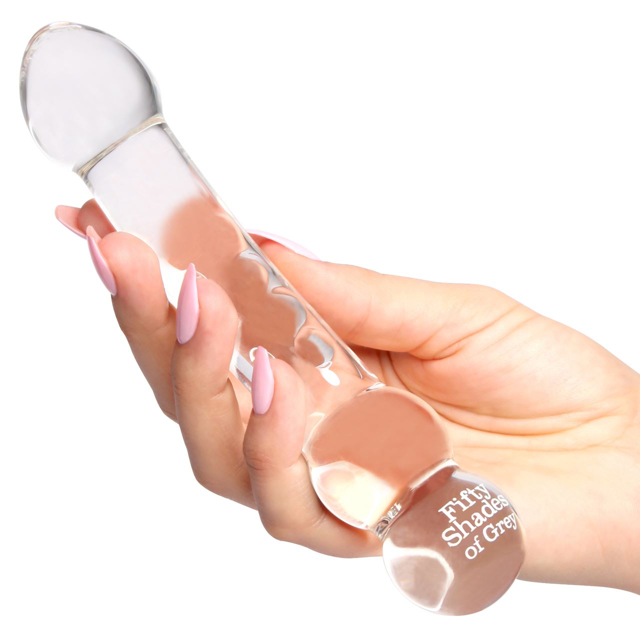 Fifty Shades of Grey Drive Me Crazy Glass Massage Wand – Textured Shaft Massage Wand Default Title > Glass > Dildos