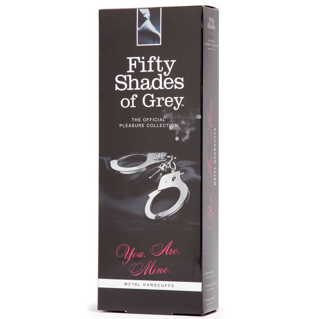 Fifty Shades of Grey You Are Mine Metal Handcuffs – Metal Restraint Handcuffs Secondary image
