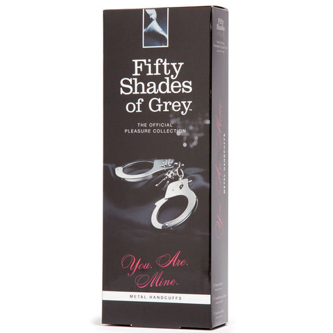 Fifty Shades of Grey You Are Mine Metal Handcuffs – Metal Restraint Handcuffs > Bondage Gear > Handcuffs