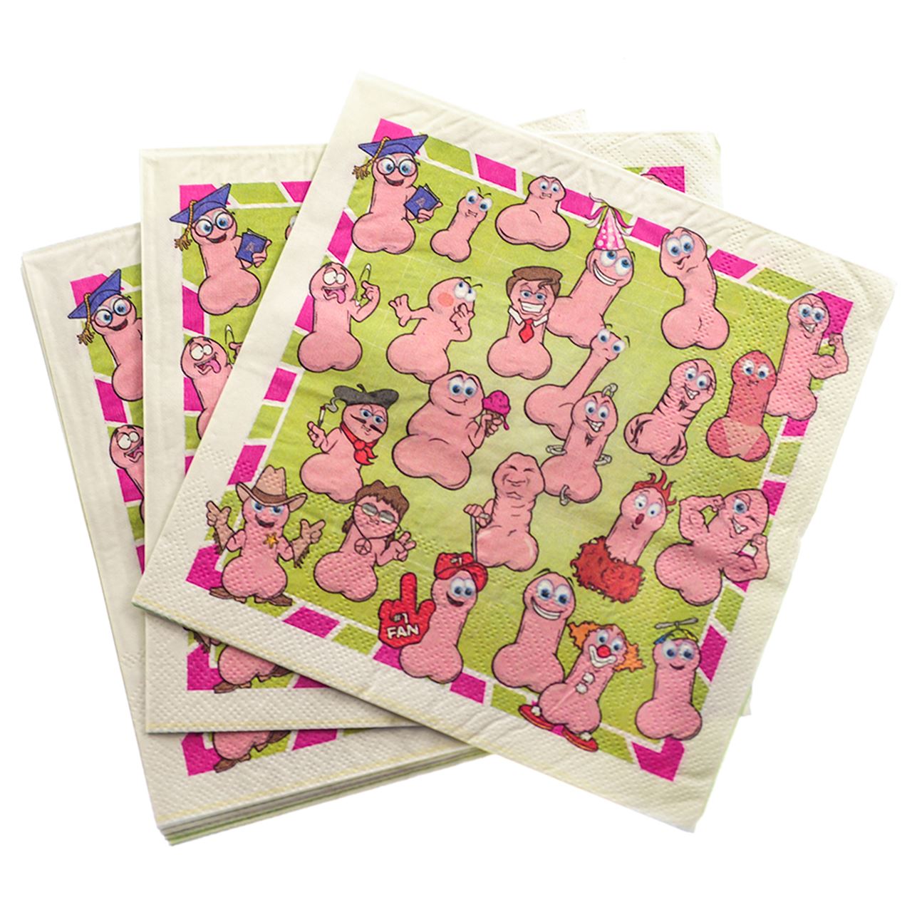 Wild Willy's Party Napkins – Printed Cartoon Design Napkins Default Title > Novelties > Party Supplies Main image