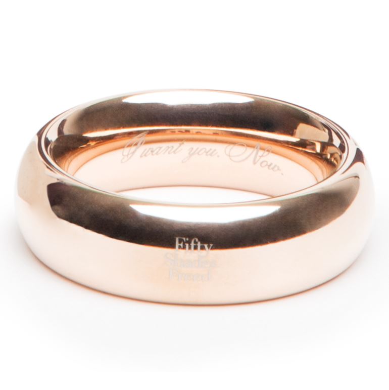 Fifty Shades Freed I Want You Now – Steel Love Ring Default Title > Cock Ring > Single
