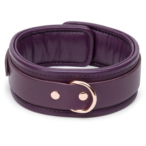 Fifty Shades Freed Cherished Collection Leather Collar and Chain Lead – Rose Gold Hardware Restraint Set > Bondage Gear > Collars & Leashes