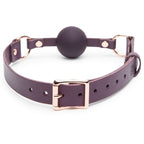 Fifty Shades Freed Cherished Collection Leather Ball Gag – Handcrafted Leather and Silicone Bondage Gag > Bondage Gear > Gags and Bits