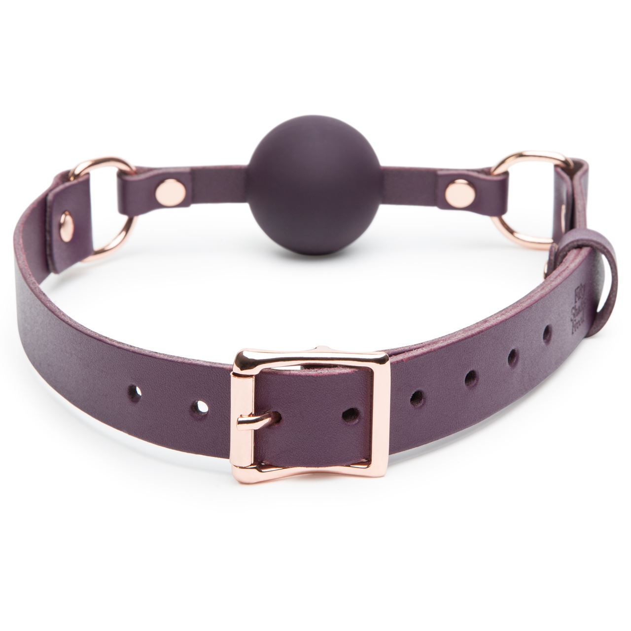 Fifty Shades Freed Cherished Collection Leather Ball Gag – Handcrafted Leather and Silicone Bondage Gag > Bondage Gear > Gags and Bits