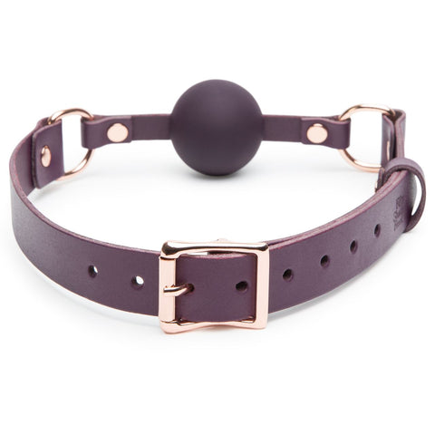Fifty Shades Freed Cherished Collection Leather Ball Gag – Handcrafted Leather and Silicone Bondage Gag > Bondage Gear > Gags and Bits