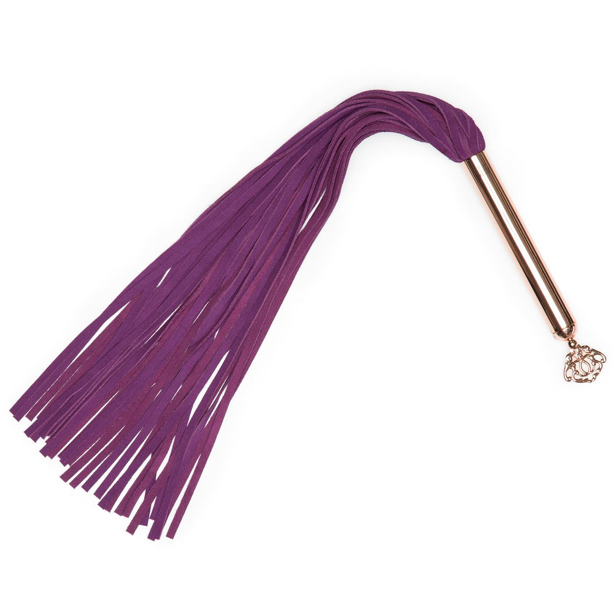 Fifty Shades Freed Cherished Collection Suede Flogger with Rose-Gold Metal Handle Bondage Toy Default Title > Bondage Gear > Whips & Floggers
