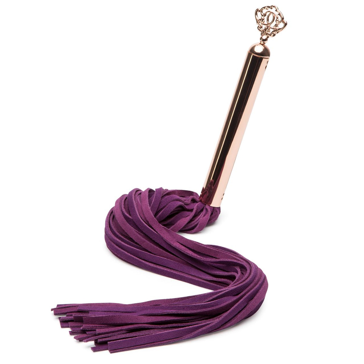 Fifty Shades Freed Cherished Collection Suede Flogger with Rose-Gold Metal Handle Bondage Toy > Bondage Gear > Whips & Floggers