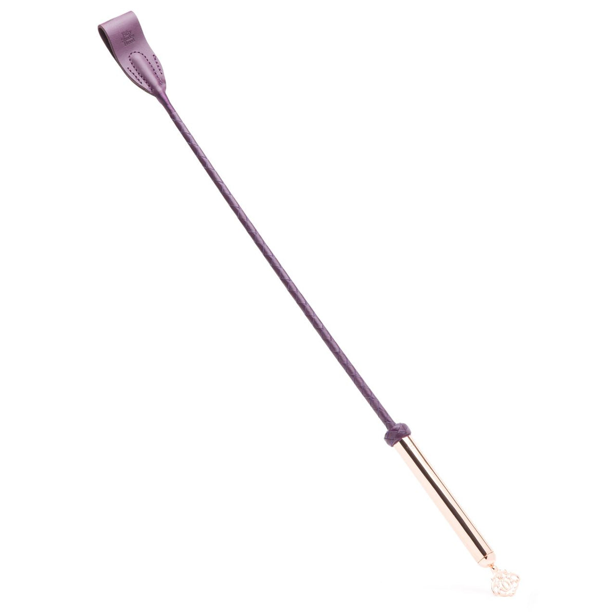 Fifty Shades Freed Cherished Collection Handcrafted Leather Riding Crop with Rose-Gold Handle > Bondage Gear > Crops