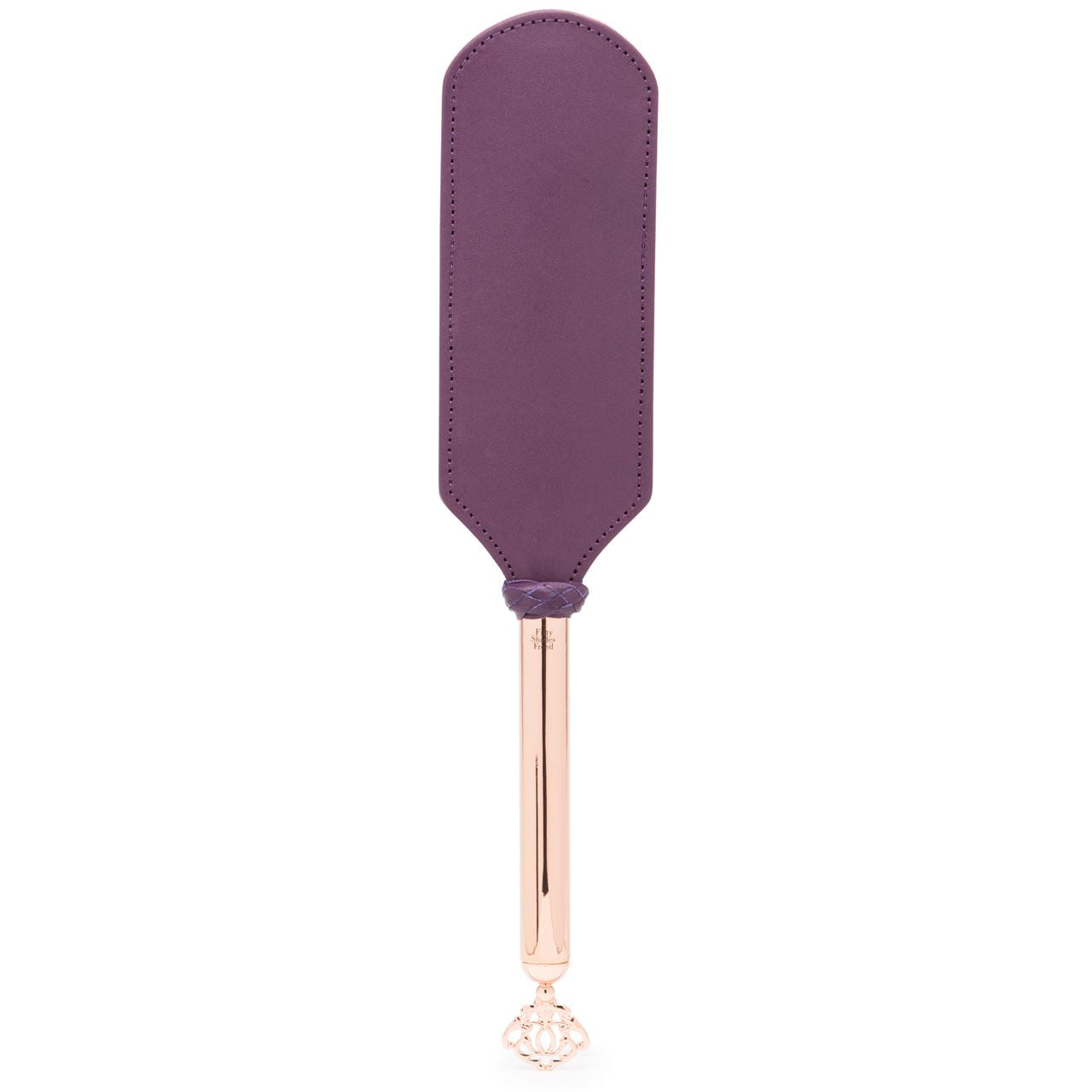 Fifty Shades Freed Cherished Collection Leather and Suede Paddle – Handcrafted Spanking Paddle with Metal Handle > Bondage Gear > Paddles