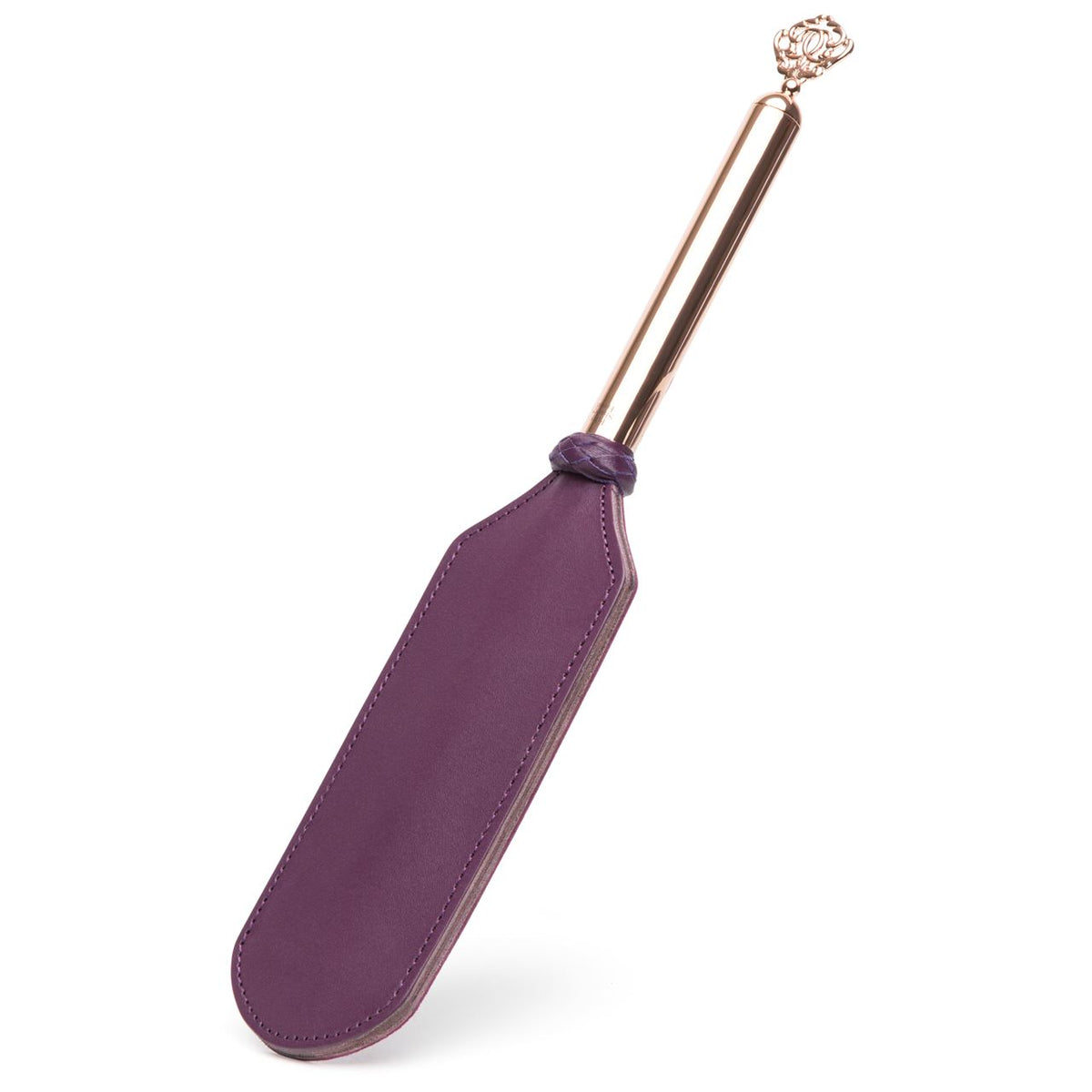 Fifty Shades Freed Cherished Collection Leather and Suede Paddle – Handcrafted Spanking Paddle with Metal Handle > Bondage Gear > Paddles