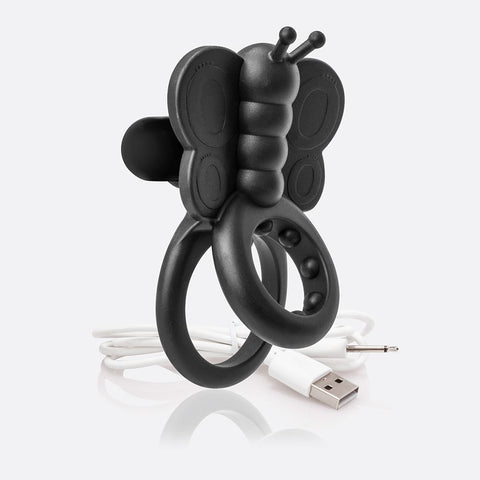 Screaming O Charged Monarch Wearable Butterfly Vibe – Dual-Ring Design Vibrator > Cock Ring > Vibrating
