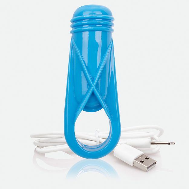 Screaming O Charged OYeah Plus Rechargeable 10-Function Vibrating Ring - Blue Default Title > Cock Ring > Vibrating