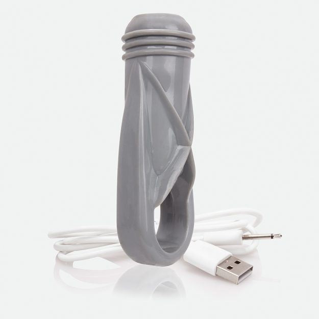 Screaming O Charged OYeah Plus Rechargeable 10-Function Vibrating Ring - Grey Default Title > Cock Ring > Vibrating