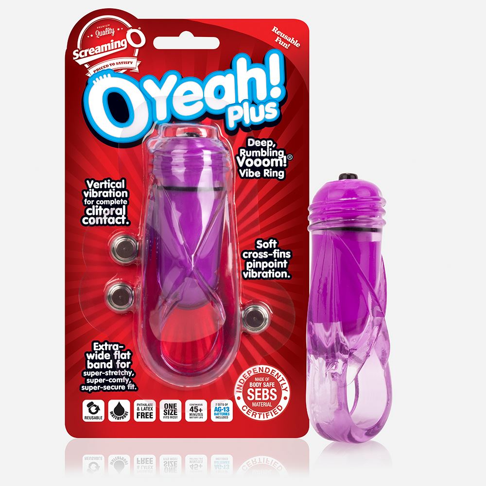 Screaming O O Yeah Plus Ring – Waterproof Removable Bullet Secondary image
