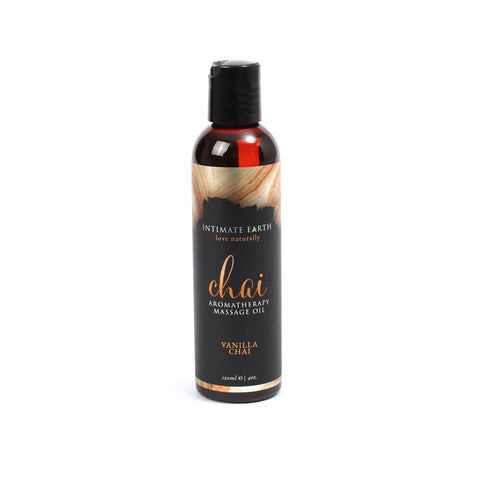Intimate Earth Chai Aromatherapy Massage Oil Vanilla 120ml – Natural Oils Organic Extracts Body Oil Default Title > Essentials > Massage Oil